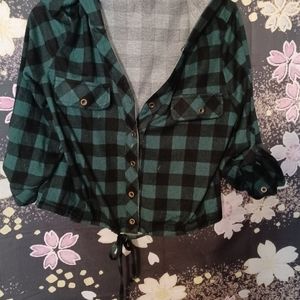 green Plaid flannel